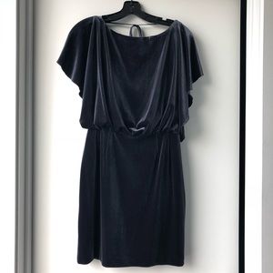Jessica Simpson Velvet Flutter Split Sleeve Dress